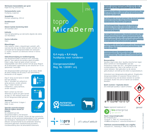 Topro Micraderm Huidspray Topro Micraderm Huidspray