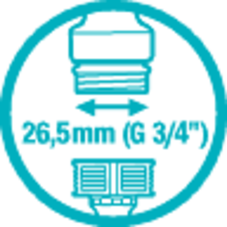 Gardena Kraanstuk 3/4 18201-50 Gardena Kraanstuk 3/4 18201-50