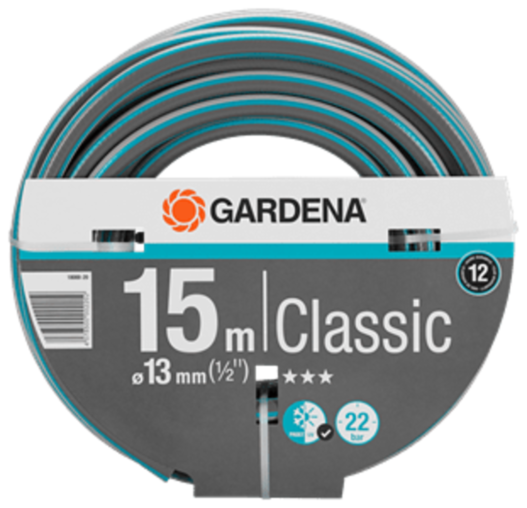 Gardena Klassieke tuinslang 13mm 1/2" Gardena Klassieke tuinslang 13mm 1/2"