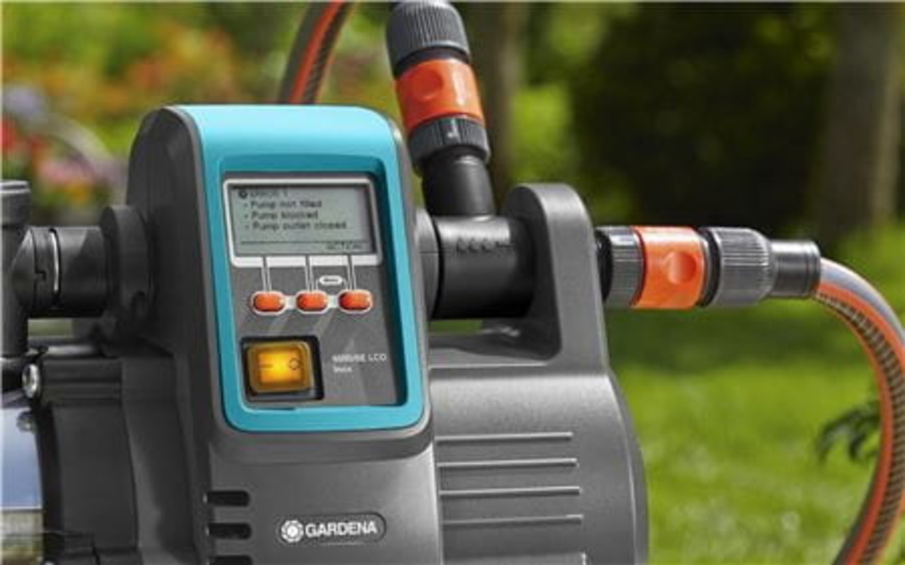 Gardena automatische Besproeiingspomp 6000/6 LCD inox Agridiscounter