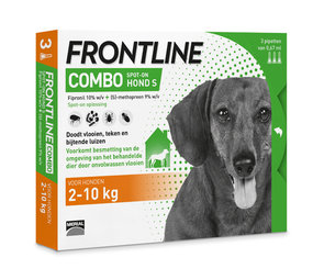 Frontline Combo Spot-on Hond S (2 tot 10 kg) Frontline Combo Spot-on Hond S (2 tot 10 kg)