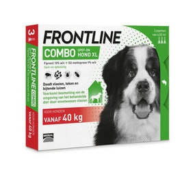 Frontline Combo Spot-on Hond XL (vanaf 40 kg) Frontline Combo Spot-on Hond XL (vanaf 40 kg)
