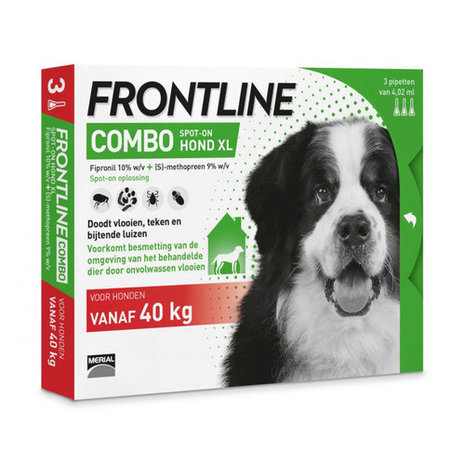 Frontline Combo Spot-on Hond XL (vanaf 40 kg) Frontline Combo Spot-on Hond XL (vanaf 40 kg)