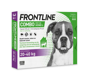 Frontline Combo Spot-on Hond L (20 tot 40 kg) Frontline Combo Spot-on Hond L (20 tot 40 kg)
