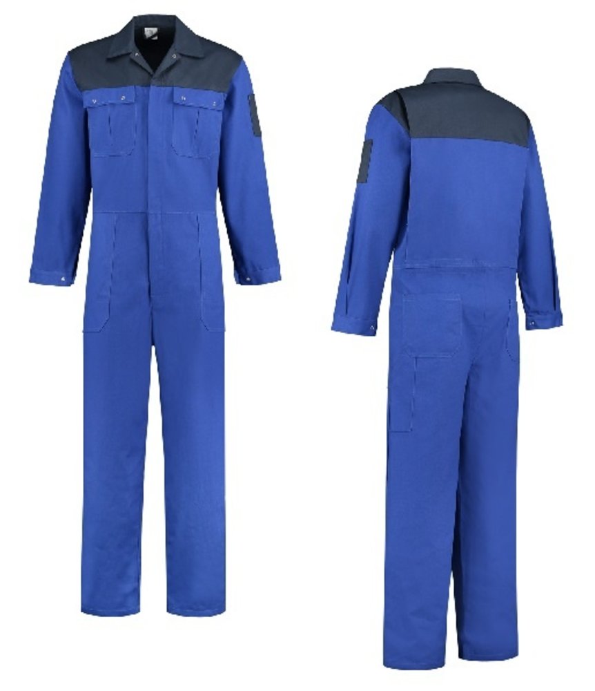 Overall 2-kleurig Korenblauw/Marine Overall 2-kleurig Korenblauw/Marine