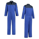 Overall 2-kleurig Korenblauw/Marine