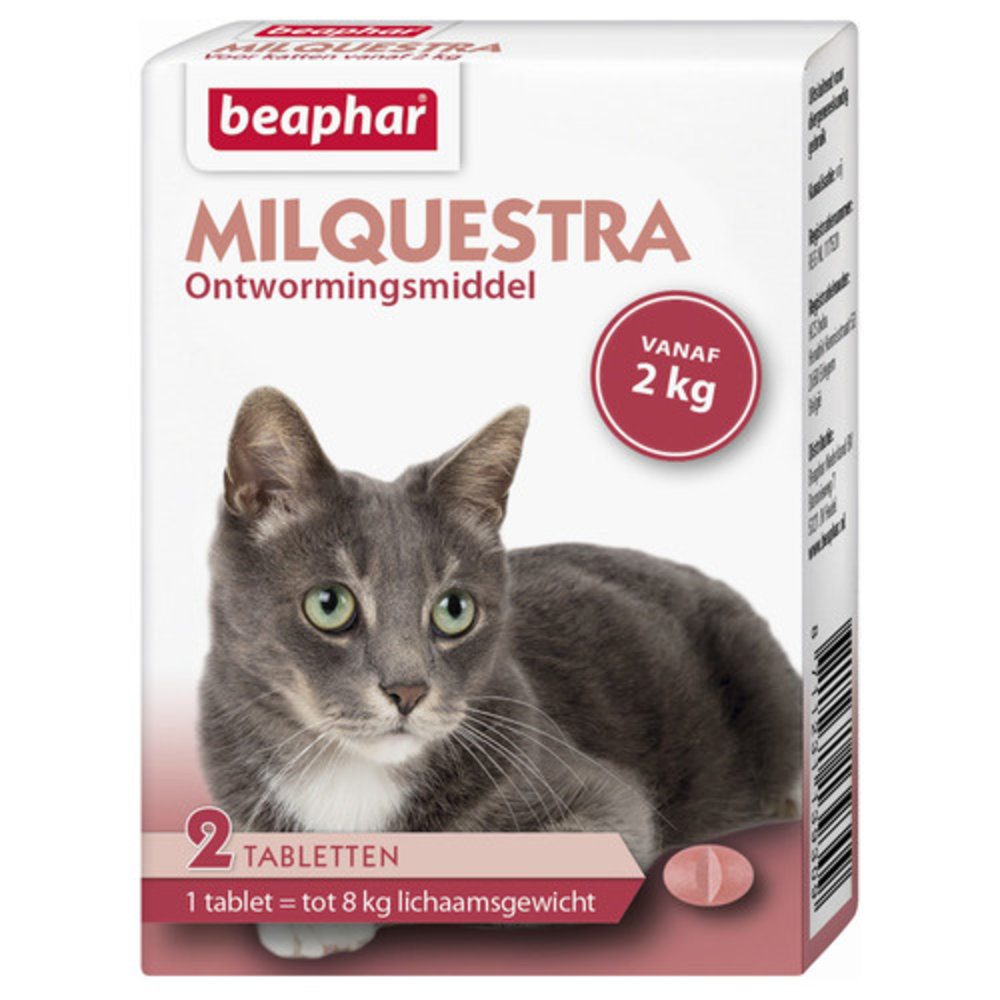 Beaphar Milquestra ontwormingsmiddel kat Beaphar Milquestra ontwormingsmiddel kat