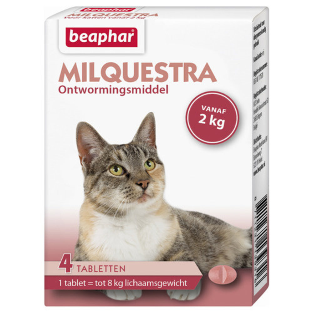 Beaphar Milquestra ontwormingsmiddel kat Beaphar Milquestra ontwormingsmiddel kat