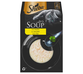 Sheba Soup Kip 4-pack (4 x 40 g) Sheba Soup Kip 4-pack (4 x 40 g)