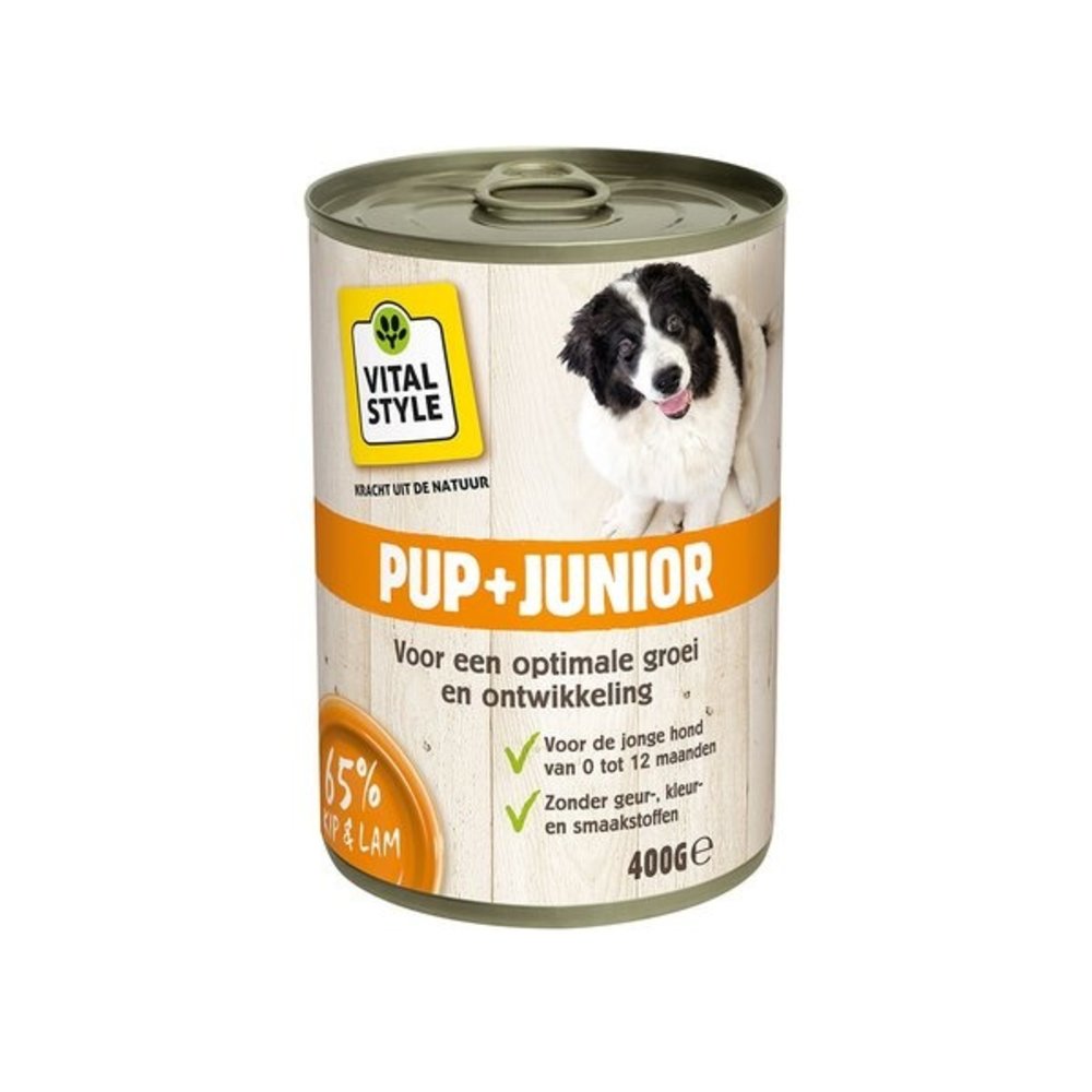VITALstyle Pup + Junior Natvoer Hond VITALstyle Pup + Junior Natvoer Hond