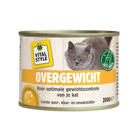 VITALstyle Kat Overgewicht Natvoer VITALstyle Kat Overgewicht Natvoer