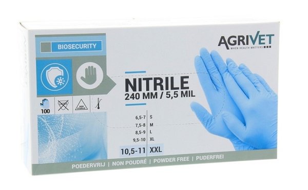 Agrivet Melkershandschoenen Nitrile Agrivet Melkershandschoenen Nitrile