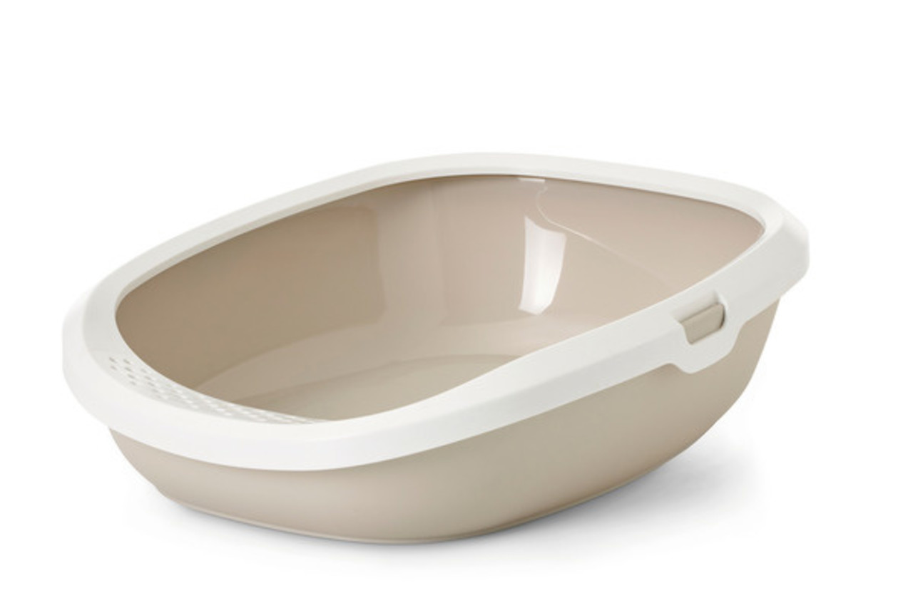 Savic Kattenbak Gizmo Groot mokka/wit Savic Kattenbak Gizmo Groot mokka/wit