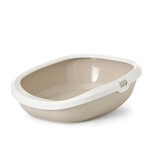 Savic Kattenbak Gizmo Groot mokka/wit