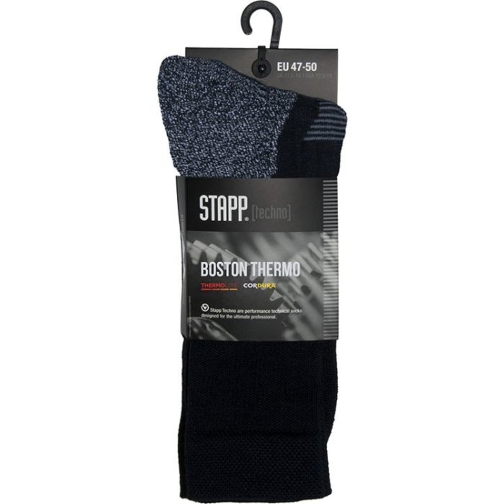 Stapp Boston Thermo Sokken - Zwart Stapp Boston Thermo Sokken - Zwart