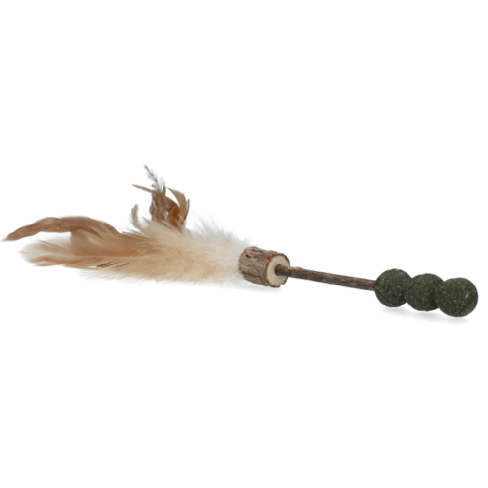 Addicted Speelstokje met ballen & veren Addicted Speelstokje met ballen & veren