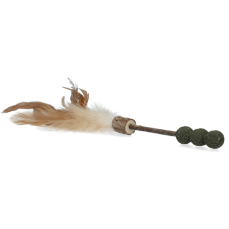 Addicted Speelstokje met ballen & veren Addicted Speelstokje met ballen & veren