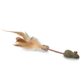 Addicted Speelstokje met muis & veren