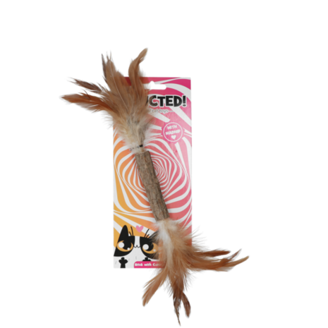 Addicted Houten speelstokje met veren Addicted Houten speelstokje met veren