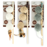 AFP Lamswol - Speelhengel met speelballen en Catnip