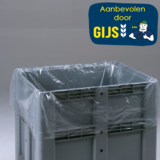 Agridiscounter Plastic zak 670L tbv Boxpallets Transparant