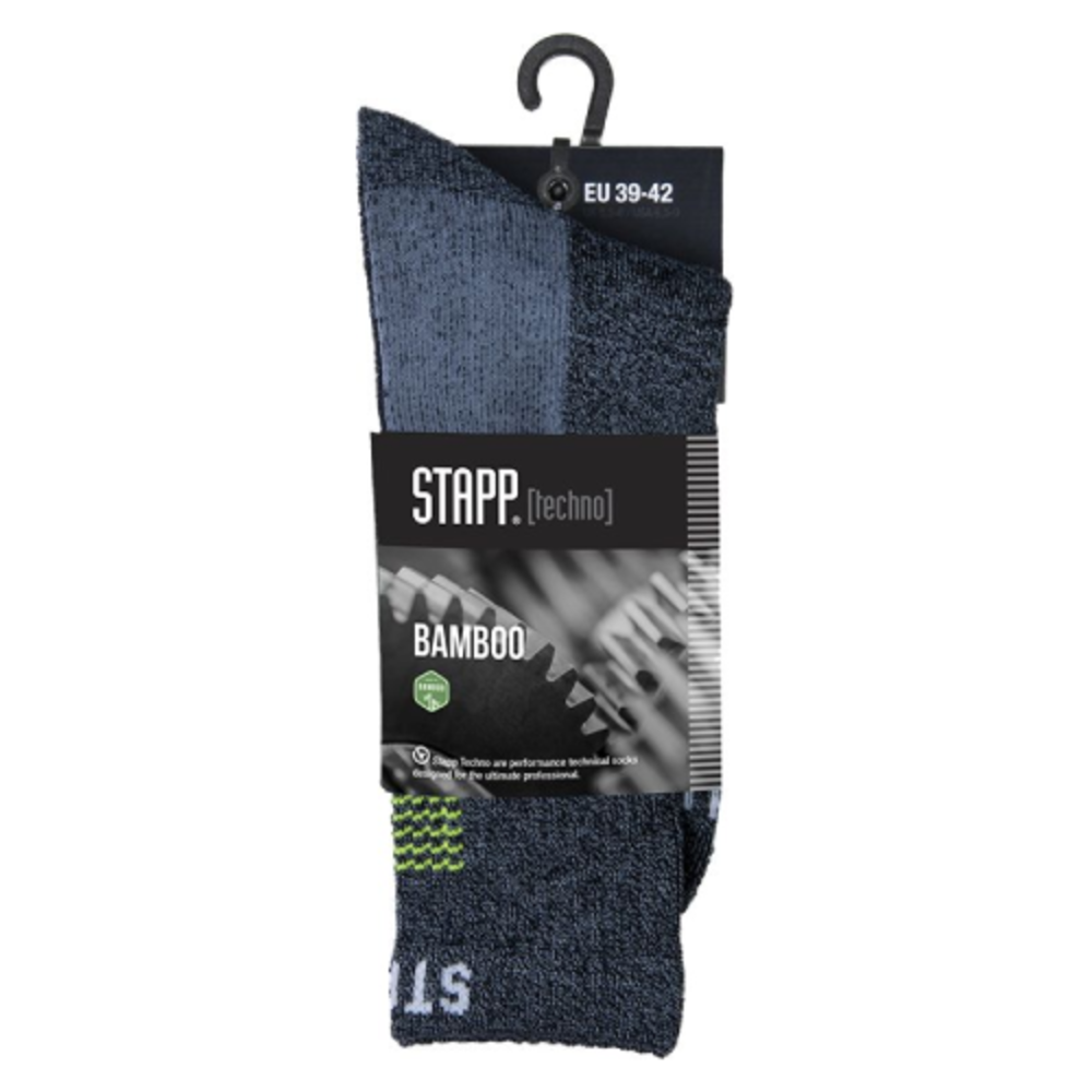 Stapp Bamboo Sokken - Grijs/Geel Stapp Bamboo Sokken - Grijs/Geel