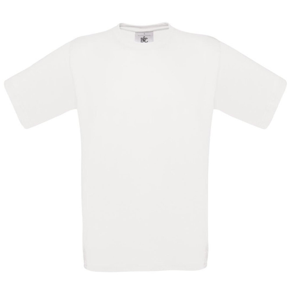 B&C Heren T-shirt Basic - Wit B&C Heren T-shirt Basic - Wit