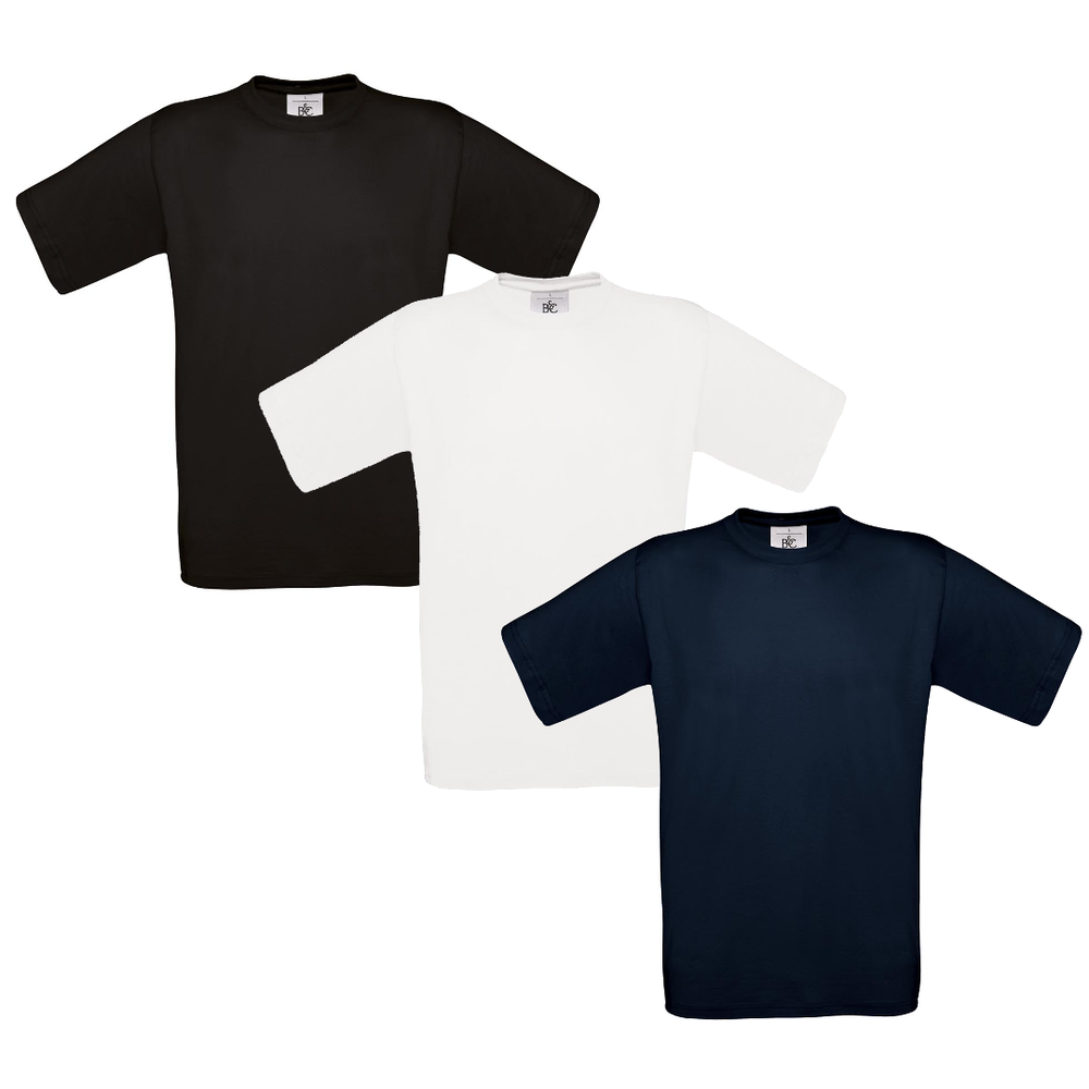 B&C Heren T-shirt Basic - Wit B&C Heren T-shirt Basic - Wit