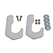 JFC Hakenset voor JFC drinkbak 4/6 spenen JFC Hakenset voor JFC drinkbak 4/6 spenen