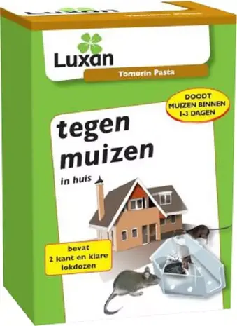Luxan Tomorin Muizenpasta 2x10 gram Luxan Tomorin Muizenpasta 2x10 gram