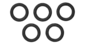 Rubberen O-ringen 5 stuks Rubberen O-ringen 5 stuks