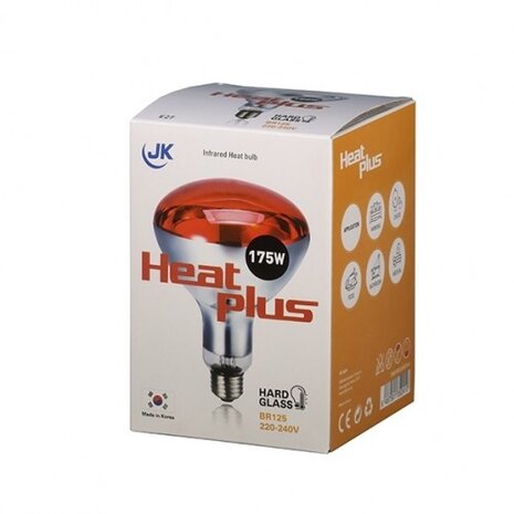 Heat Plus Warmtelamp Rood 100W - BR125 Heat Plus Warmtelamp Rood 100W - BR125