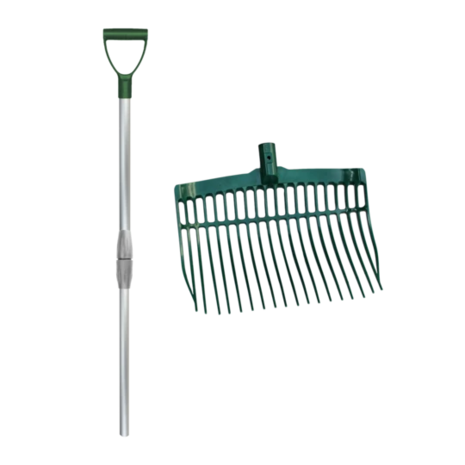 V-Plast Horse Sweden Mestvork kunststof met aluminium steel V-Plast Horse Sweden Mestvork kunststof met aluminium steel