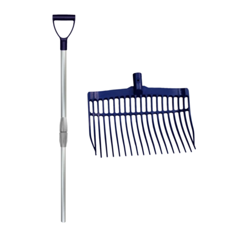 V-Plast Horse Sweden Mestvork kunststof met aluminium steel V-Plast Horse Sweden Mestvork kunststof met aluminium steel