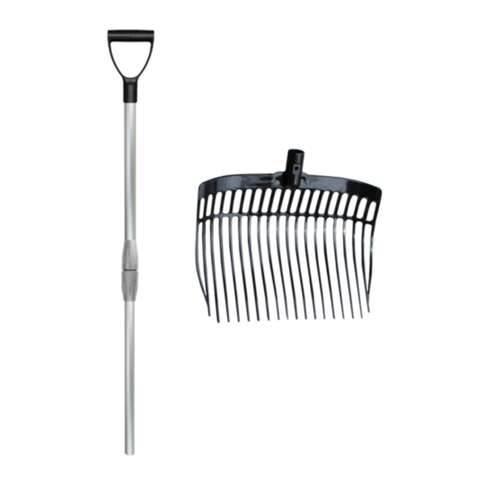 V-Plast Horse Sweden Mestvork kunststof met aluminium steel V-Plast Horse Sweden Mestvork kunststof met aluminium steel