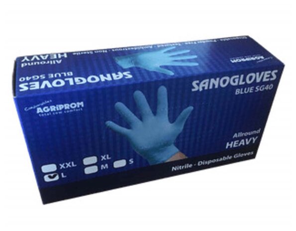 Sanogloves Melkershandschoenen Blauw SG40 Sanogloves Melkershandschoenen Blauw SG40
