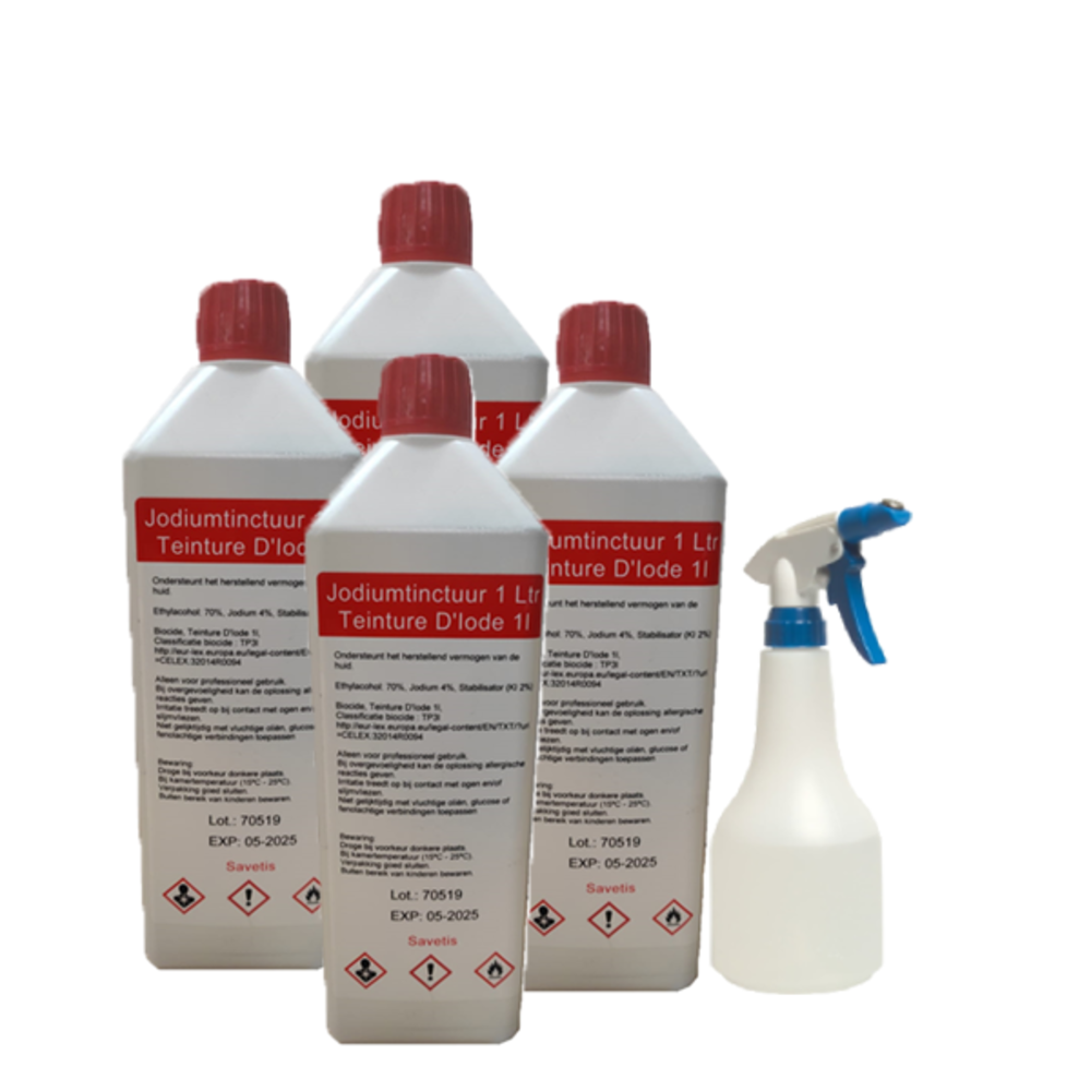 Agridiscounter Starterpakket Jodium tinctuur Agridiscounter Starterpakket Jodium tinctuur