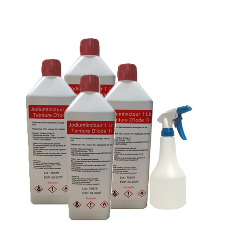 Agridiscounter Starterpakket Jodium tinctuur Agridiscounter Starterpakket Jodium tinctuur