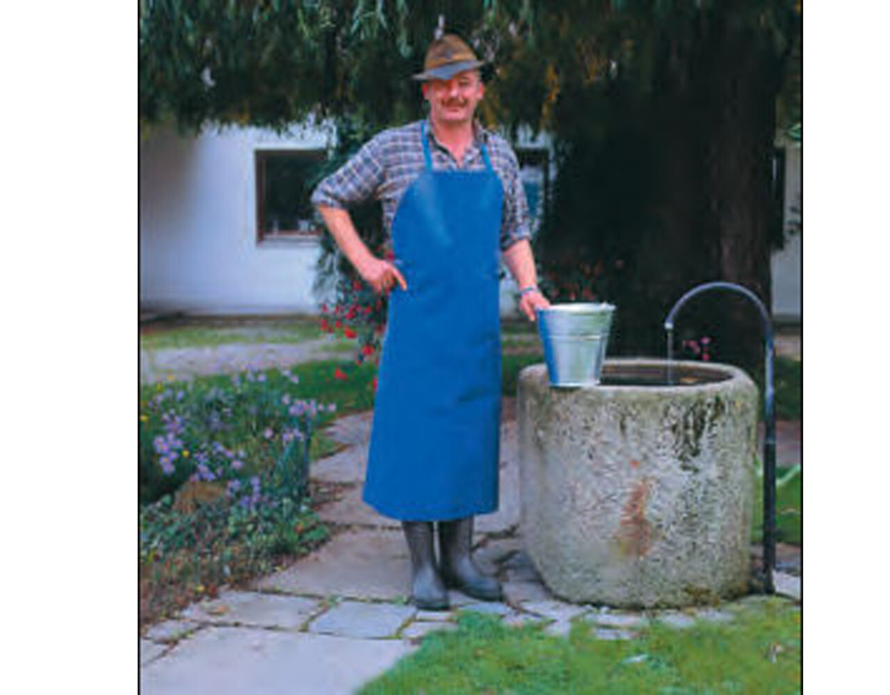 Agridiscounter Melkschort Blauw 120 x 75 cm Agridiscounter Melkschort Blauw 120 x 75 cm