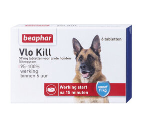 Beaphar Vlo Kill Vlooienpil Hond (>11 kg) Beaphar Vlo Kill Vlooienpil Hond (>11 kg)