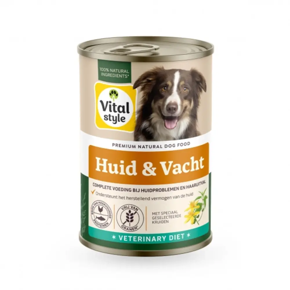 VITALstyle Huid + Vacht Natvoer Hond VITALstyle Huid + Vacht Natvoer Hond