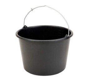 Middelwijk Bouwemmer 12 L Zwart Middelwijk Bouwemmer 12 L Zwart