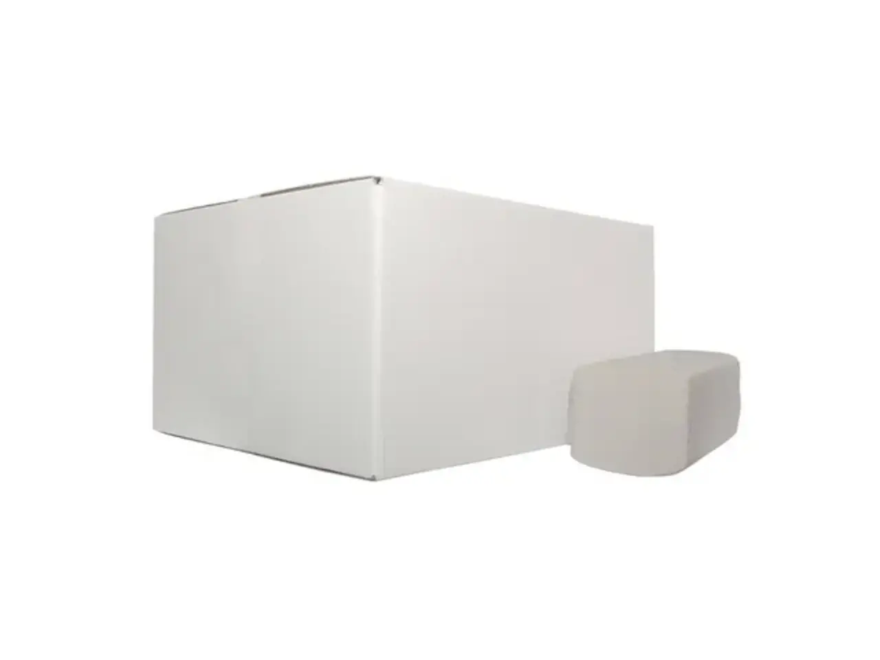 Euro Products Handdoekpapier V-fold, recycled wit - 2 laags