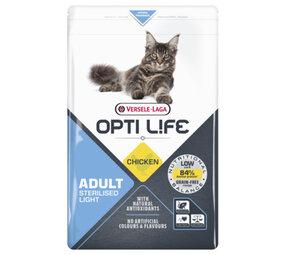 Opti Life Cat Sterilised/Light 2.5 kg Kip