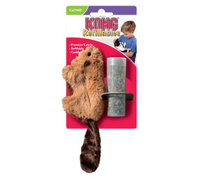 KONG Speeltje pluche bever Bruin 17 cm