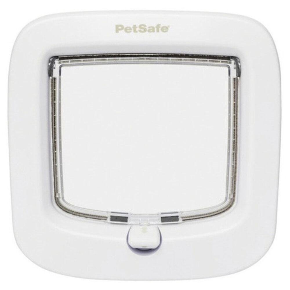 Petsafe kattenluik 4 standen Wit 21,9x4,8x21,9 cm Petsafe kattenluik 4 standen Wit 21,9x4,8x21,9 cm