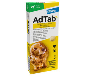 adtab kauwtablet voor honden 11 - 22 kg 3 stuks adtab kauwtablet voor honden 11 - 22 kg 3 stuks