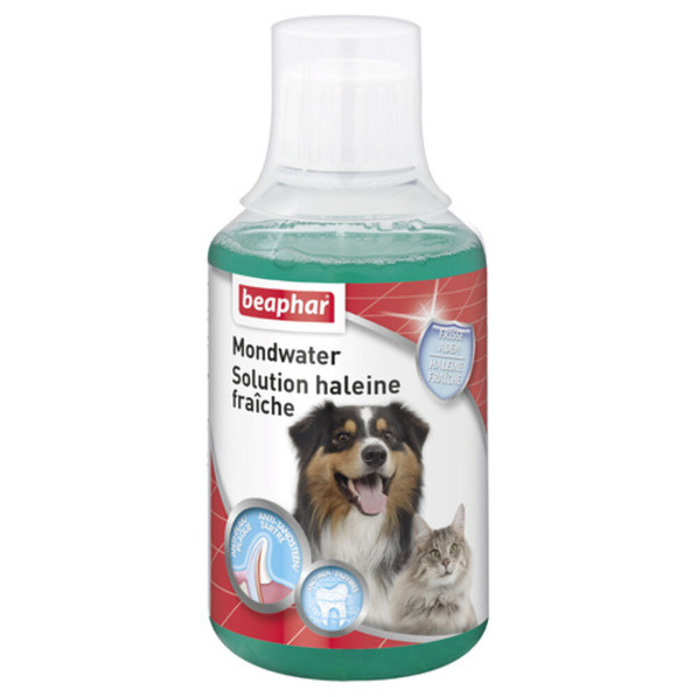 Beaphar Mondwater hond/kat 250 ml Beaphar Mondwater hond/kat 250 ml