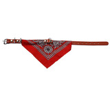 Adori Halsband met zakdoek xs/s Rood XS/S 30x1,2 cm