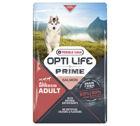 Opti Life Prime Adult All Breeds 2.5 kg Zalm Opti Life Prime Adult All Breeds 2.5 kg Zalm